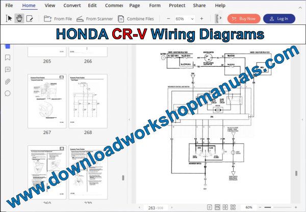 HONDA CR-V Wiring Diagrams